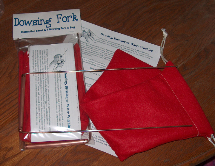 Dowsing Fork with Bag